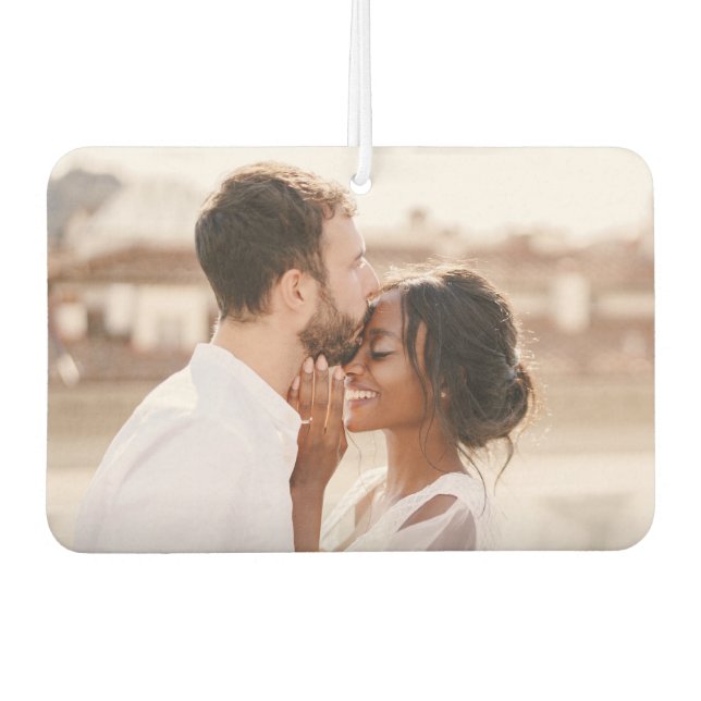 Custom Photo Cute Design Your Own 2 Image  Air Freshener (Front)