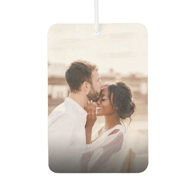 Custom Photo Cute Design Your Own 2 Image  Air Freshener (Front)