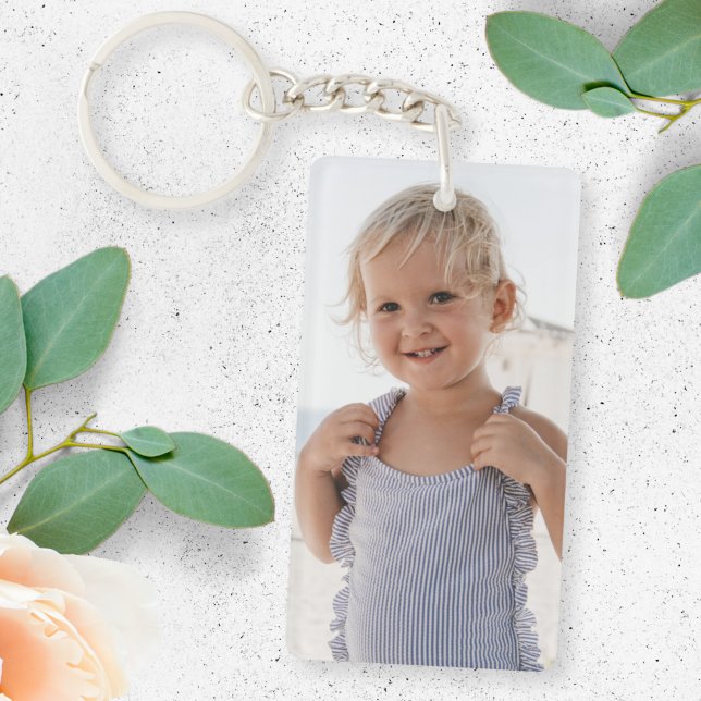 Custom Photo | Cute Kids Design Your Own 2 Image Keychain (Creator Uploaded)