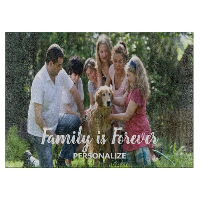 Custom Photo Cutting Board (Front)