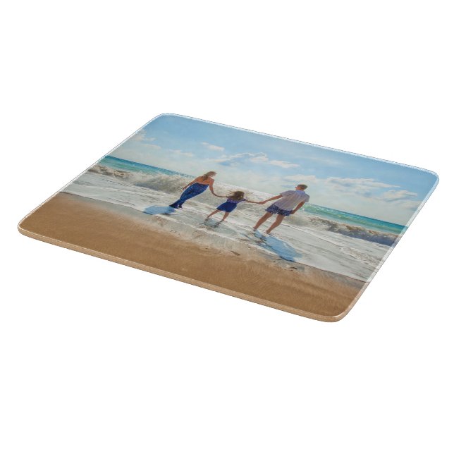 Custom Photo Cutting Board Gift with Your Photos (Corner)