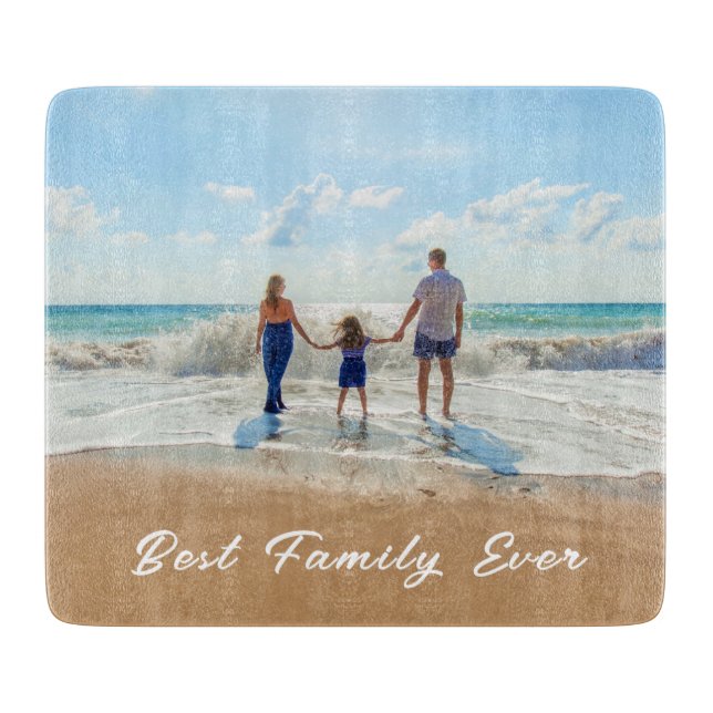 Custom Photo Cutting Board Your Best Family Ever