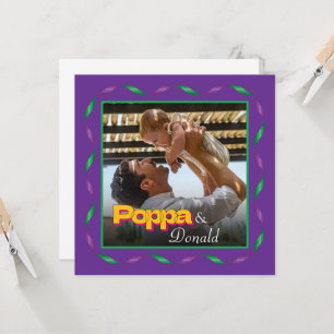 Custom Photo Dad Daughter Son Family Keepsake