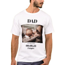 Custom Photo Dad Established Child Birth Date Name