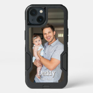 Custom Photo "DADDY'' new father iPhone 13 Case