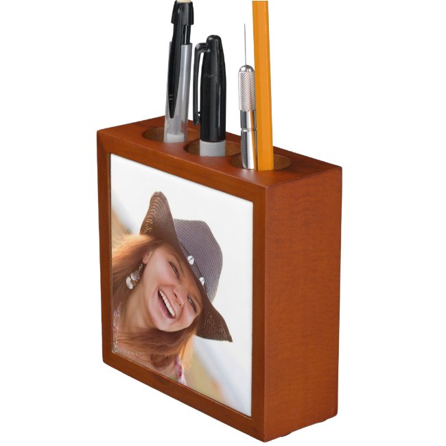 Custom Photo Desk Organizer