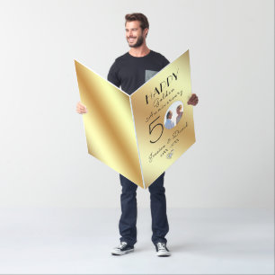 Custom Photo Diamonds Heart Wedding Anniversary  Card