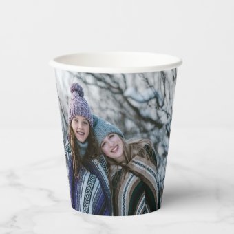 Custom Photo Disposable Paper Party Cups | Zazzle