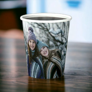 Custom Photo Disposable Paper Party Cups