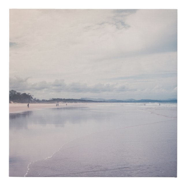 Custom Photo DIY Picture  Faux Canvas Print (Front)