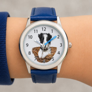Custom photo dog cat photo child watch