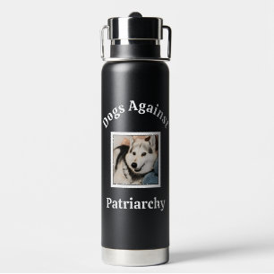 Custom Photo Dog Mom Feminist Trend BFF Anti-Trump Water Bottle