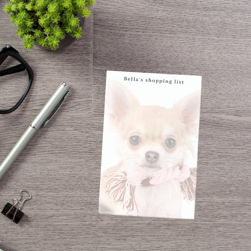 Custom photo dog pet post_it notes