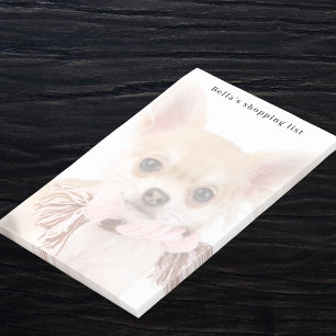 Custom photo dog pet post-it notes