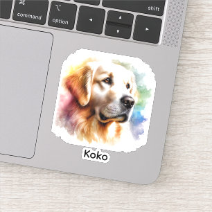 Custom Photo Dog Pets Sticker