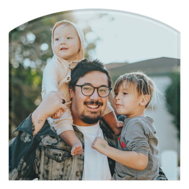 Custom Photo  Door Sign (Contour Front)