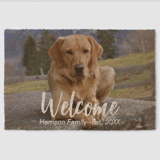 Custom Photo Doormat With Picture  Fiber Doormat