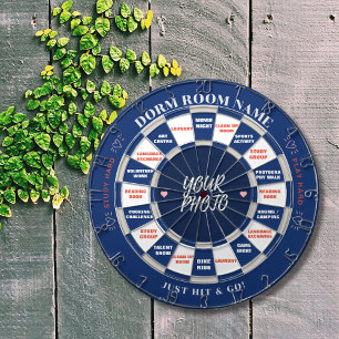 Custom Photo Dorm Dartboard For Activity Decision
