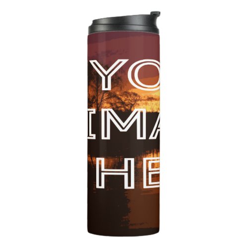 Custom Photo Double Insulated Drink Bottle