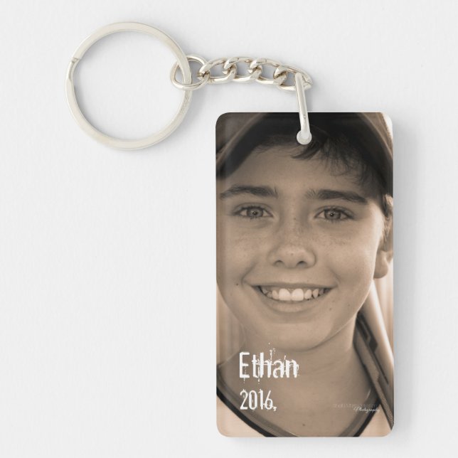 Custom Photo Double-Sided Keychain (Front)