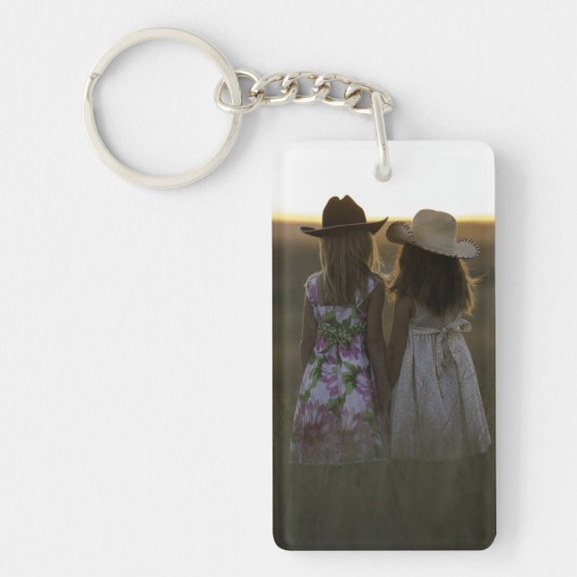 Custom Photo Double Sided Keychain (Front)