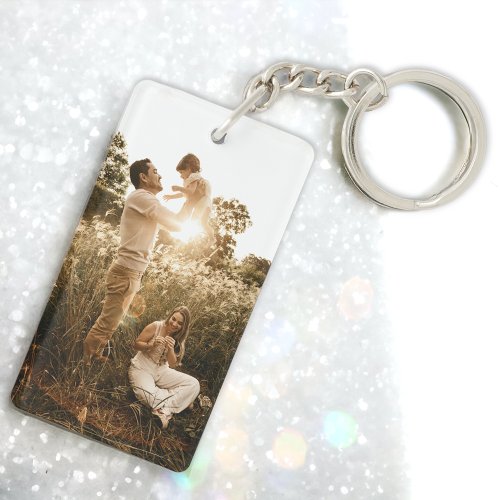 Custom Photo Double Sided One Pic Acrylic Keychain