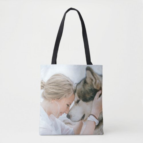 Custom Photo Double Sided Tote