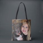 Custom Photo Double Sided Tote<br><div class="desc">Design your own 2 sided photo tote with your custom photo a featuring full bleed image template. Easily upload your own photos with your own character and loved subjects.</div>