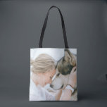 Custom Photo Double Sided Tote Bag<br><div class="desc">Design your own 2 sided photo tote with your custom photo a featuring full bleed image template. Easily upload your own photos with your own character,  family members or you and your beloved pet.</div>