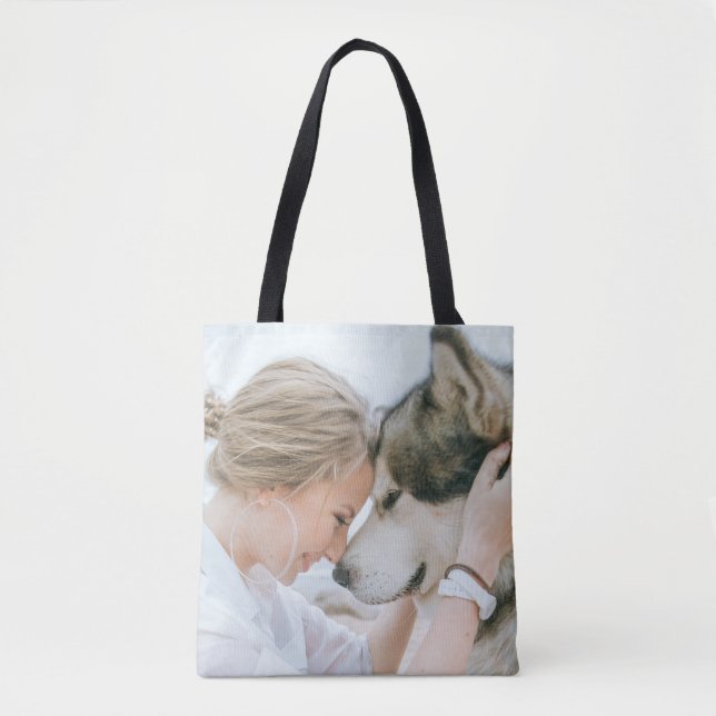 Custom Photo Double Sided Tote Bag (Front)