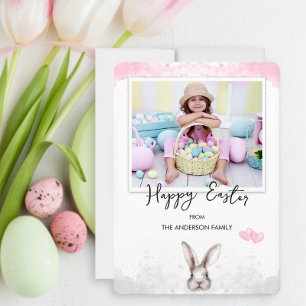 Custom Photo Easter Holiday Card