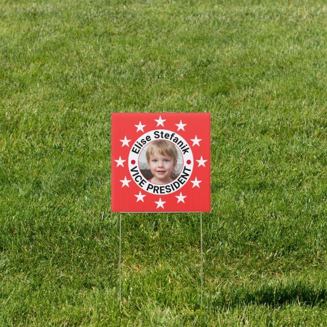 Custom Photo Election 2024 Candidate Yard  Sign (Insitu)