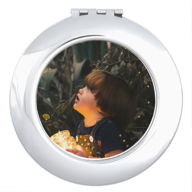 Custom Photo Elegant Compact Mirror (Front)