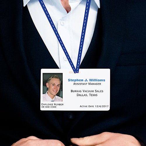 Custom Photo Employee Badge