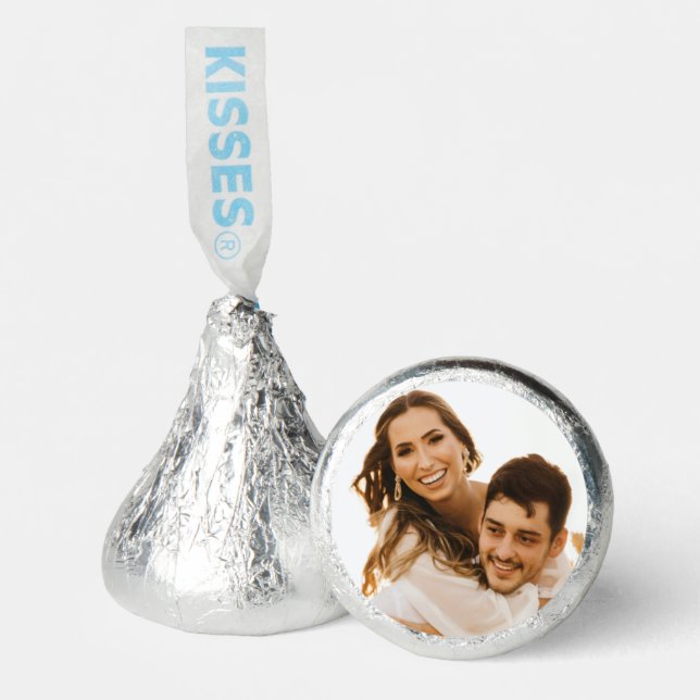 Custom Photo Engagement or Wedding Photo Hershey®'s Kisses® (Front)