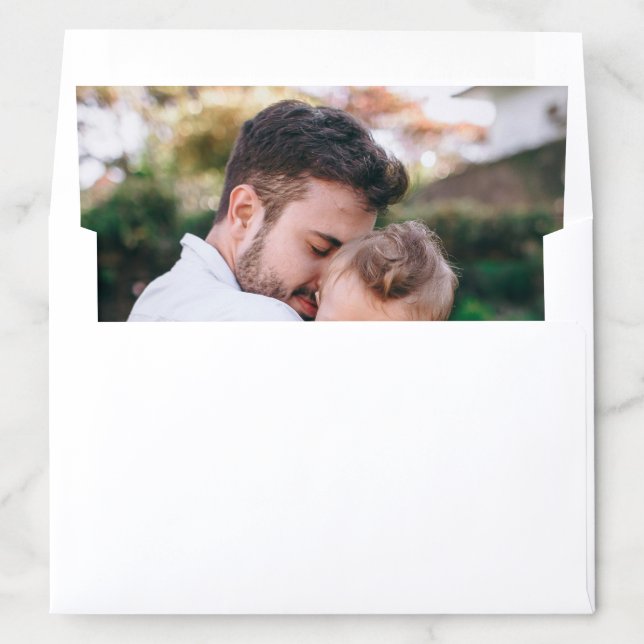 Custom Photo envelope liner (In Envelope)
