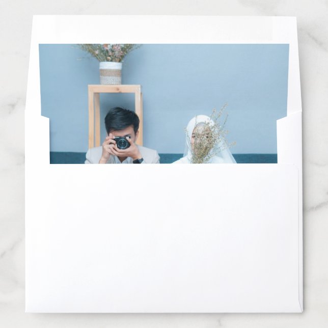 Custom Photo Envelope Liner – A Timeless First Imp (In Envelope)