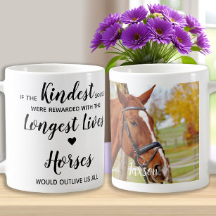 Custom Photo Equine Memorial Horse Coffee Mug