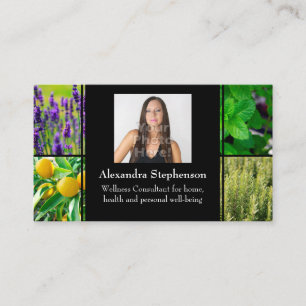 Custom Photo Essential Oils Business Consultant Card
