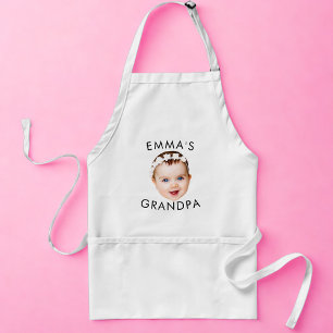 Custom Photo Face Mom Grandma Grandpa Birthday Adult Apron