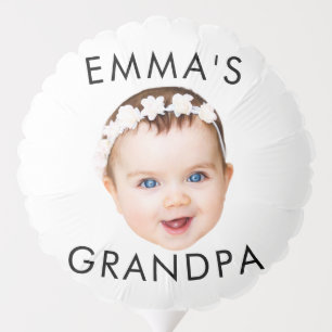 Custom Photo Face Mom Grandma Grandpa Birthday Balloon