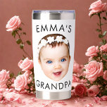 Custom Photo Face Mom Grandma Grandpa Birthday Insulated Tumbler<br><div class="desc">Custom Photo Face Mom Grandma Grandpa Birthday</div>