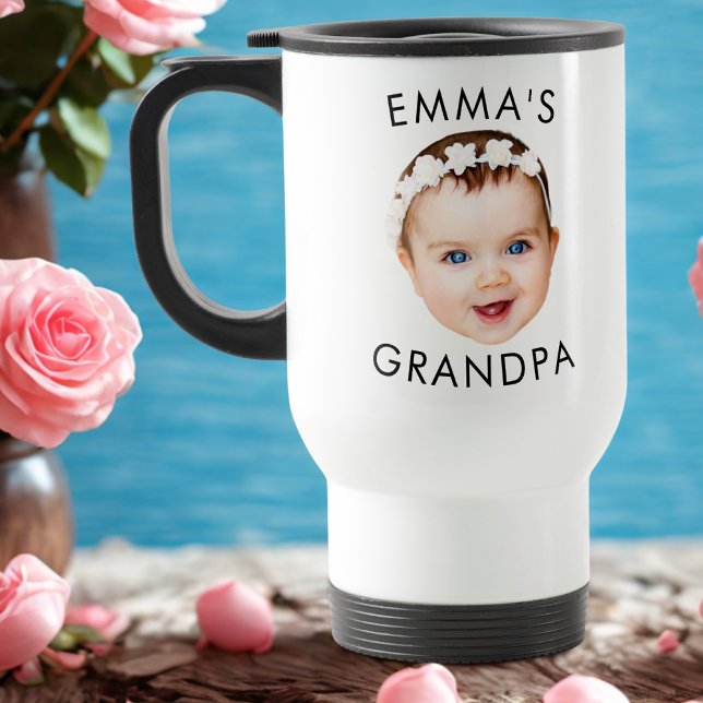 Custom Photo Face Mug Mom Grandma Grandpa Birthday (Creator Uploaded)