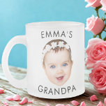 Custom Photo Face Mug Mom Grandma Grandpa Birthday<br><div class="desc">Custom Photo Face Mug Mom Grandma Grandpa Birthday</div>