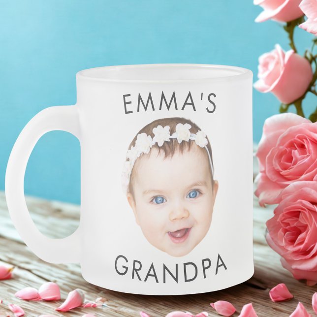Custom Photo Face Mug Mom Grandma Grandpa Birthday (Creator Uploaded)