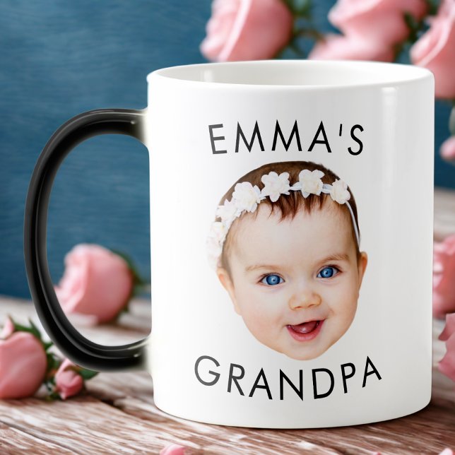 Custom Photo Face Mug Mom Grandma Grandpa Birthday (Creator Uploaded)