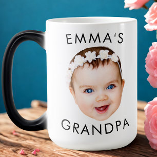 Custom Photo Face Mug Mom Grandma Grandpa Birthday