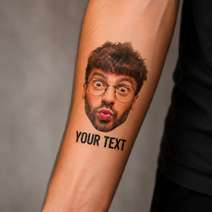 Custom Photo Face Temporary Tattoos,Birthday Party Tattoos