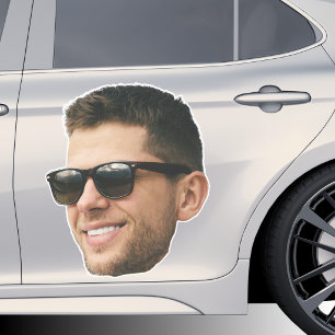 Custom Photo Face Waterproof Vinyl Stickers