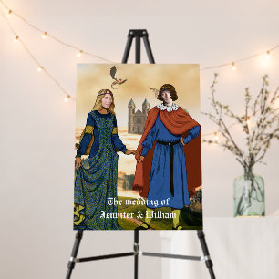 Custom Photo Fairy Tale Wedding Foam Board